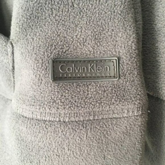 Calvin Klein Performance Fleece Charcoal Gray - Picture 8 of 13